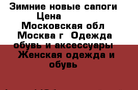 Зимние новые сапоги › Цена ­ 2 700 - Московская обл., Москва г. Одежда, обувь и аксессуары » Женская одежда и обувь   